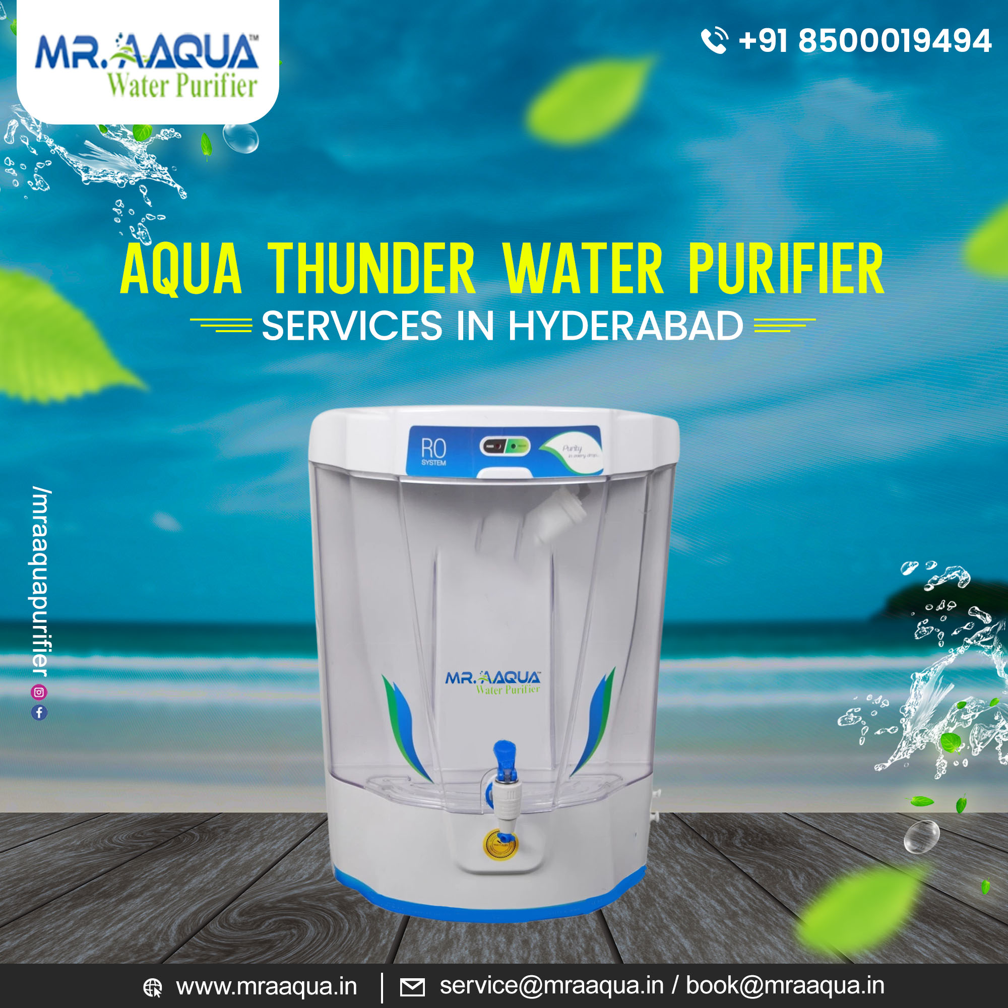 Water Purifier near me Hyderabad 8500019494