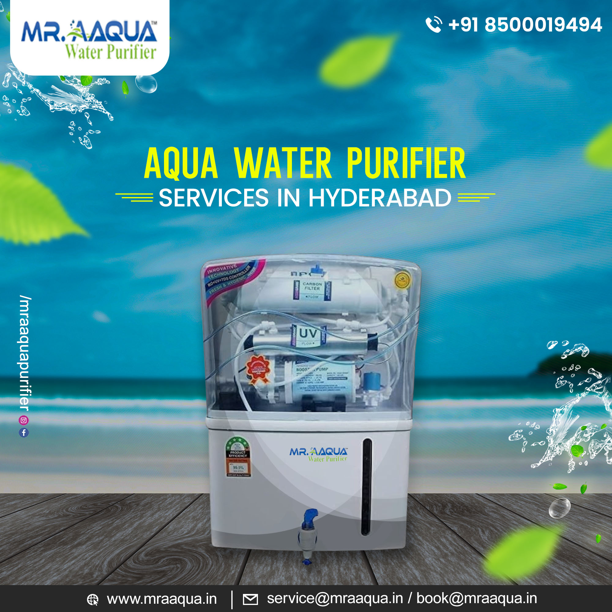 Water Purifier near me Hyderabad 8500019494